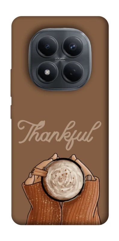 Чохол на Xiaomi Redmi Note 15 Pro 4G Thankful coffee фото 1 з 1