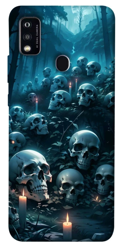 Чехол на ZTE Blade A51 Skulls v3 фото 1 из 1