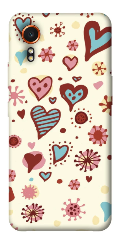 Чохол на Samsung Galaxy Xcover7 Pretty hearts фото 1 з 1