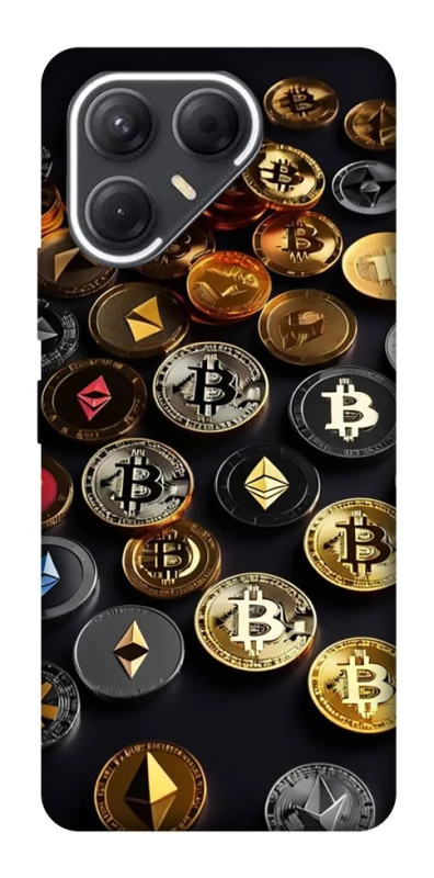 Чехол на TECNO Pova 7 Many coins фото 1 из 1