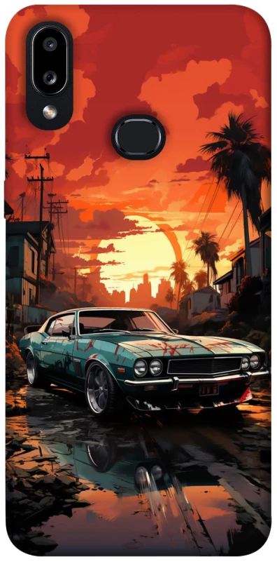 Чехол на Samsung Galaxy A10s Car at sunset фото 1 из 1