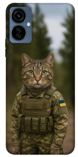 Чехол на TECNO Camon 19 Neo Кот защитник фото 1 из 1