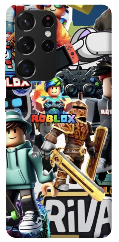 Чохол на Samsung Galaxy S21 Ultra Roblox collage ver.1 фото 1 з 1