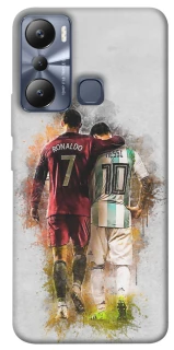 Чехол на Infinix Hot 20i Ronaldo и Messi фото 1 из 1