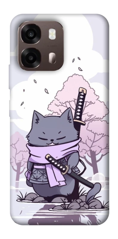 Чехол на Oppo A6 Samurai cat фото 2 из 2