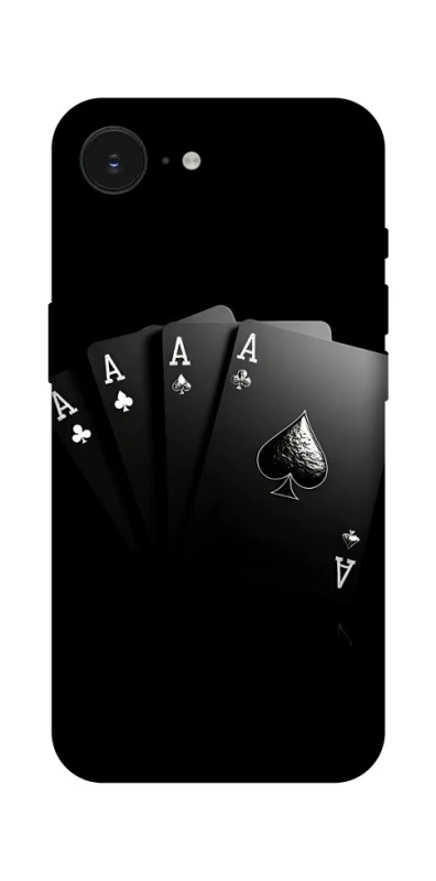 Чехол на Apple iPhone 17e (6.1") Black Cards фото 1 из 1