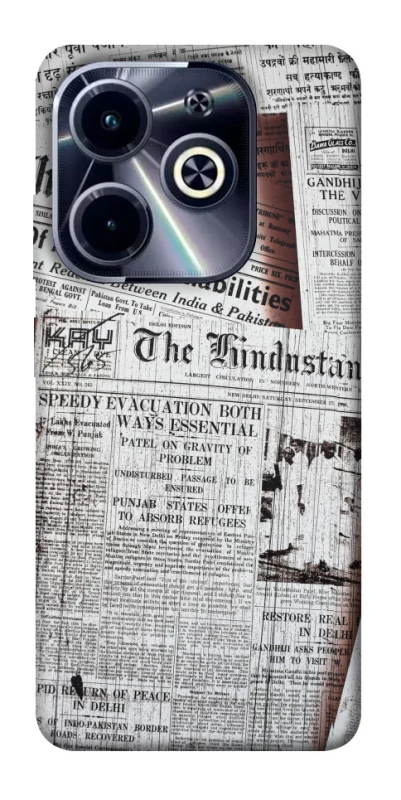 Чохол на Infinix Hot 40i Газети фото 1 з 1