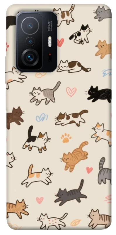 Чохол на Xiaomi 11T / 11T Pro Cat style ver.2 фото 1 з 1
