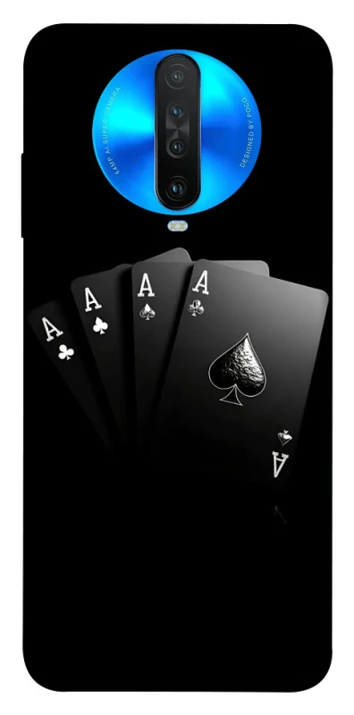 Чохол на Xiaomi Redmi K30 Black Cards фото 1 з 1