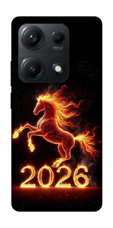 Чохол на Xiaomi Redmi Note 14S Red Fire Horse ver.1 фото 1 з 1