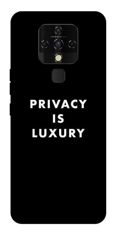 Чехол на TECNO Camon 16 SE Privacy is luxury фото 1 из 1