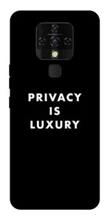 Чохол на TECNO Camon 16 SE Privacy is luxury фото 1 з 1