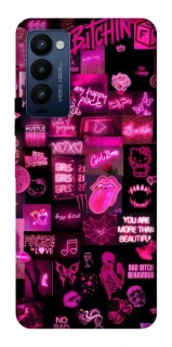 Чехол на TECNO Camon 18 Pro Hot collage ver.8 фото 1 из 1