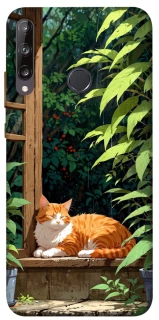 Чохол на Huawei P40 Lite E red cat фото 1 з 1