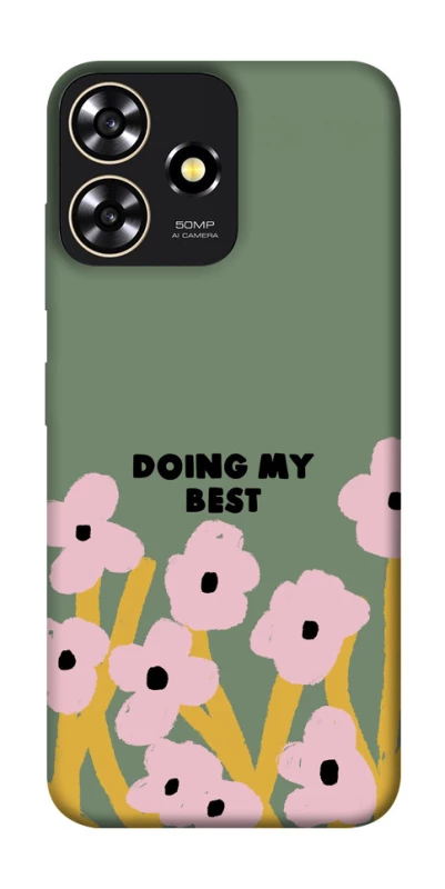 Чехол на ZTE Blade A73 4G Doing my best фото 1 из 1