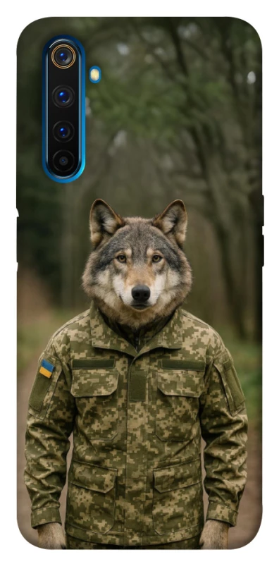 Чохол на Realme 6 Pro Вовк захисник фото 1 з 1
