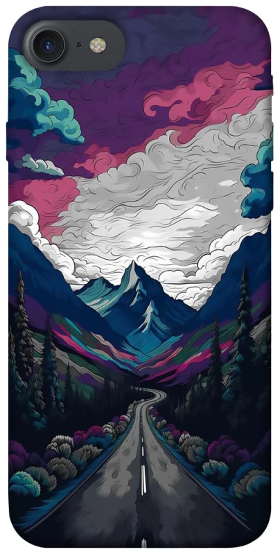 Чехол на Apple iPhone 7 / 8 (4.7") Нарисованные горы фото 1 из 1