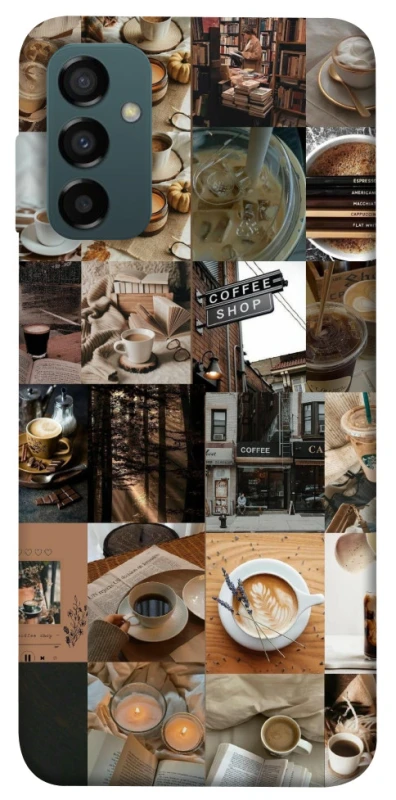 Чохол на Samsung Galaxy M34 5G Coffee collage ver.3 фото 1 з 1