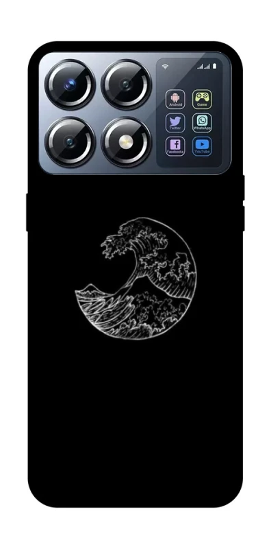 Чохол на Xiaomi POCO X8 Pro Black tsunami фото 1 з 1