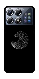 Чохол на Xiaomi POCO X8 Pro Black tsunami фото 1 з 1