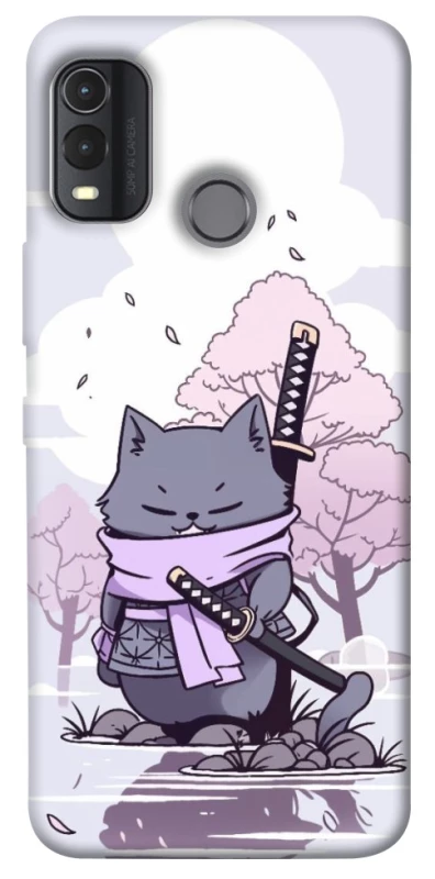 Чехол на Nokia G11 Plus Samurai cat фото 1 из 1