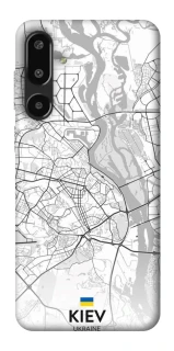 Чехол на Samsung Galaxy F16 Kiev white map фото 1 из 1