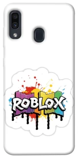 Чохол на Samsung Galaxy A20 / A30 Roblox logo ver.1 фото 1 з 1
