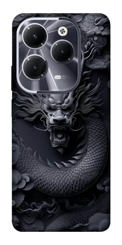 Чохол на Infinix Hot 40 black dragon фото 1 з 1