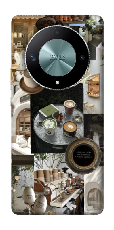 Чехол на Huawei Magic6 Lite Coffee collage ver.4 фото 1 из 1