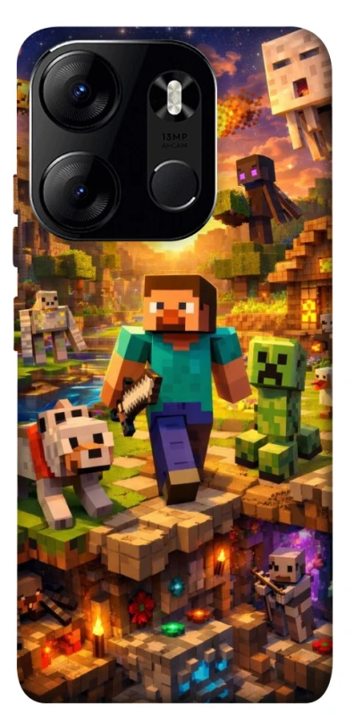 Чохол на Tecno Spark Go 2023 Minecraft v6 фото 1 з 1