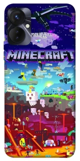 Чехол на TECNO Spark 9 Pro Minecraft world фото 1 из 1