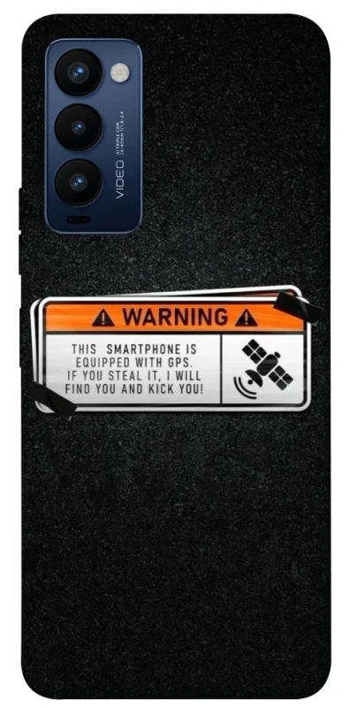 Чохол на TECNO Camon 18 Warning фото 1 з 1