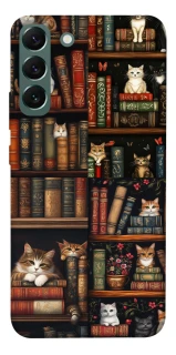Чехол на Samsung Galaxy S22+ Cats & Books фото 1 из 1