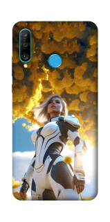 Чохол на Huawei P30 lite Cyber space girl ver.3 фото 1 з 1