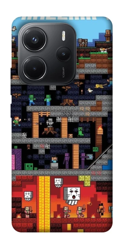 Чохол на Xiaomi Redmi Note 14 4G (Int. version) Minecraft фото 1 з 1