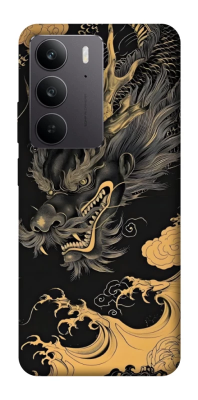 Чохол на Realme C75 gold dragon фото 1 з 1