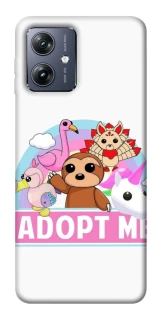 Чохол на Motorola Moto G54 Adopt Me Pets Logo фото 1 Чохол на Motorola Moto G54 Adopt Me Pets Logo фото 1 з 1