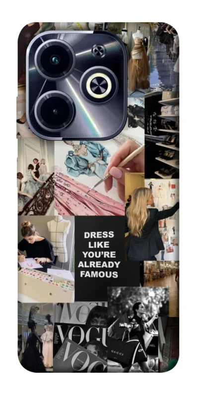 Чохол на Infinix Hot 40i Fashion collage ver.11 фото 1 з 1