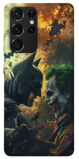 Чехол на Samsung Galaxy S21 Ultra Batman and the Joker фото 1 из 1