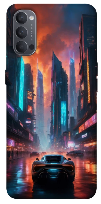 Чохол на Oppo Reno 4 Cyber city фото 1 з 1