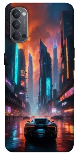 Чехол на Oppo Reno 4 Cyber city фото 1 из 1