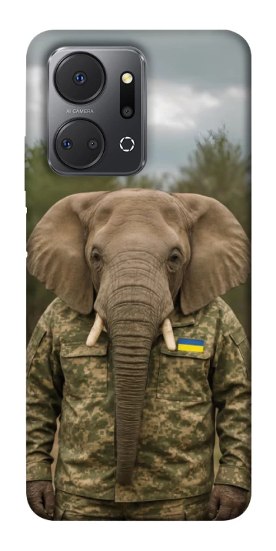 Чохол на Huawei Honor X7a Слон захисник фото 1 з 1