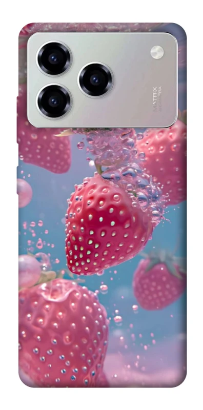 Чохол на ZTE Blade A76 Полуниця в воді фото 1 з 1