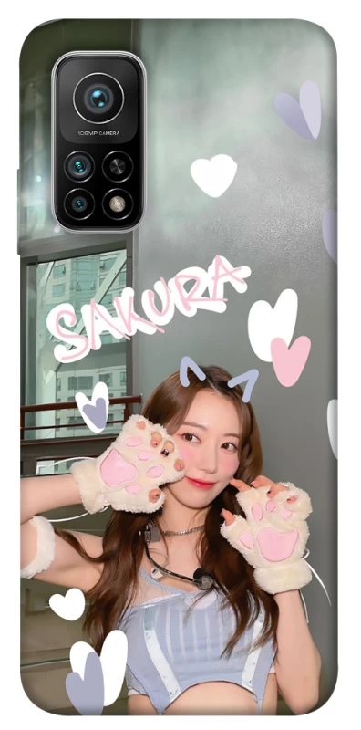 Чехол на Xiaomi Mi 10T Sakura - LE SSERAFIM фото 1 из 1