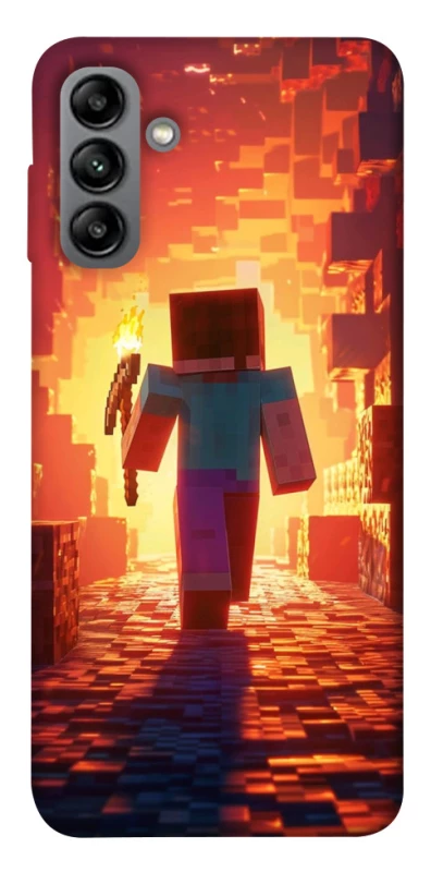 Чохол на Samsung Galaxy A04s Minecraft adventure фото 1 з 1