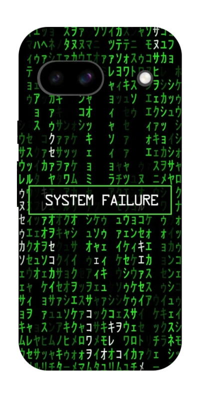 Чехол на Google Pixel 8a Matrix system failure фото 1 Чехол на Google Pixel 8a Matrix system failure фото 1 из 1