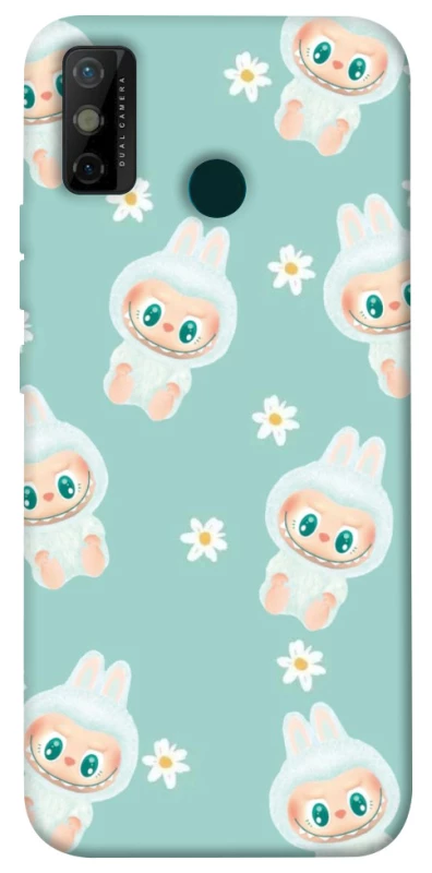 Чохол на TECNO Spark 6 Go Labubu Green фото 1 з 1