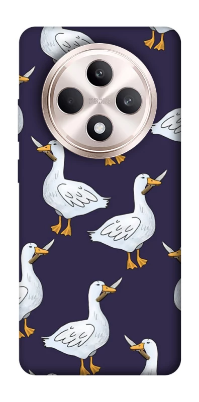 Чехол на Oppo Reno 12 F 4G/5G Гуси с претензией фото 1 из 1