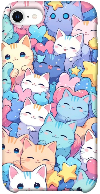 Чехол на Apple iPhone SE (2020) Funny Kittens ver.3 фото 1 из 1