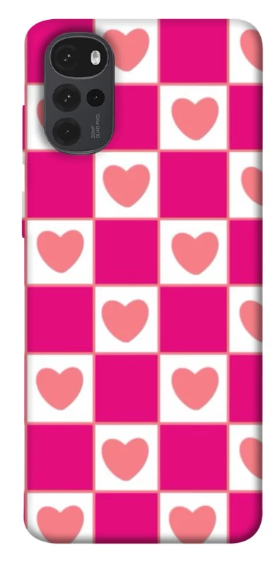 Чохол на Motorola Moto G22 Chess heart фото 1 з 1